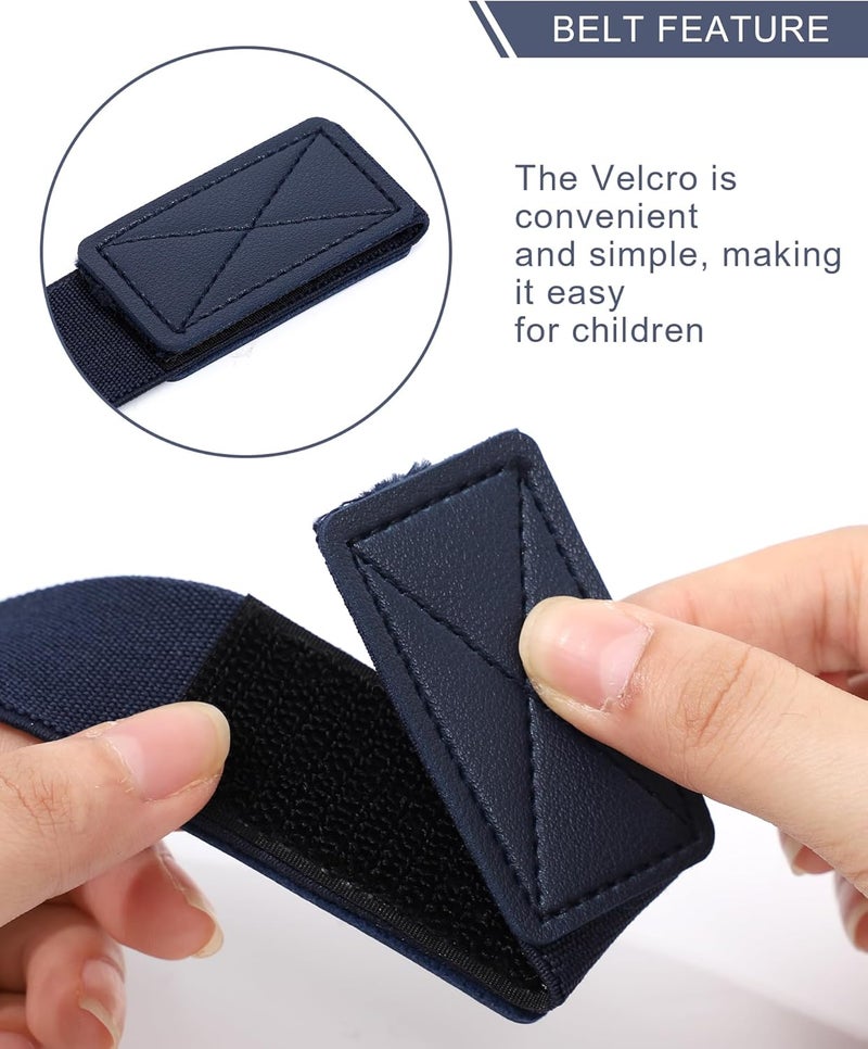 WELROG Kids Belts for Boys - Velcro Buckle Toddler Belt Elastic Adjustable Belt for Boys Girls - Image 3
